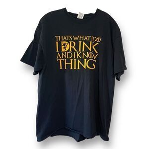 Game of Thrones Black T-shirt, 2XL